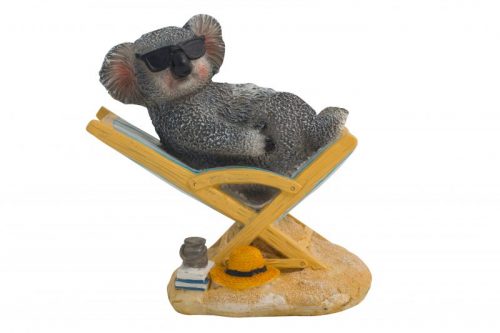 Koala on Bench Chair Figure 14cm