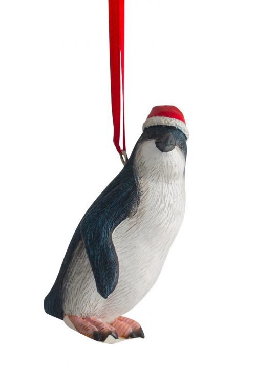 Christmas Penguin Hanging Decoration 8cm